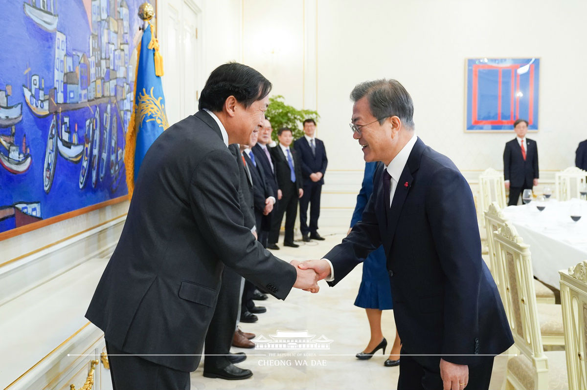 대통령 자문기구 및 소속 위원장 등 초청 만찬