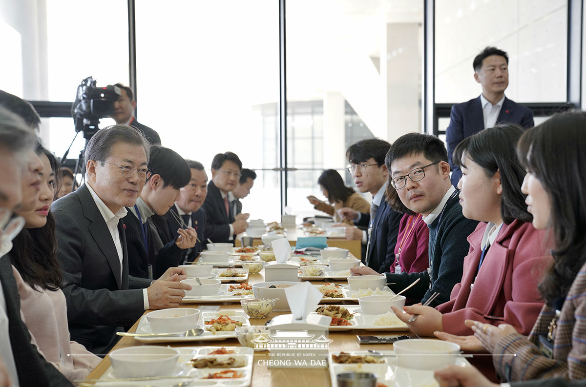 신임 공무원들과의 소통