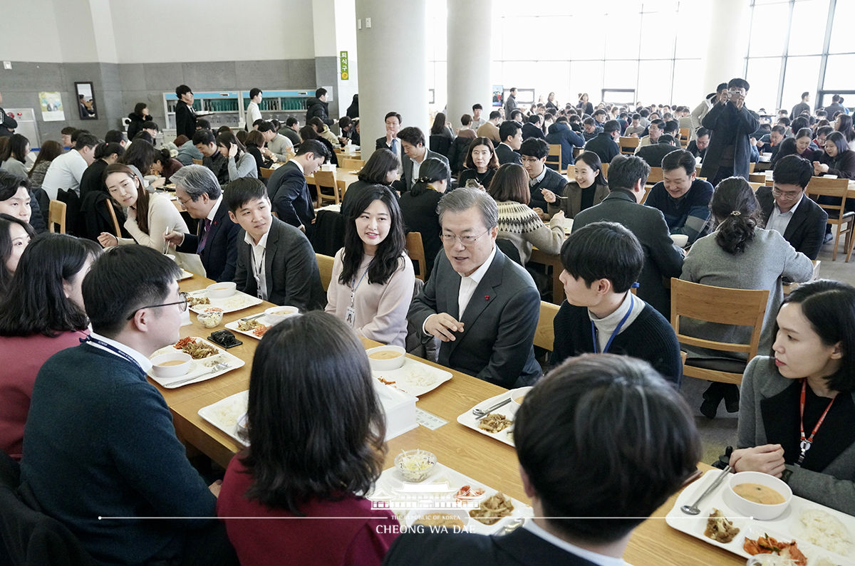 신임 공무원들과의 소통