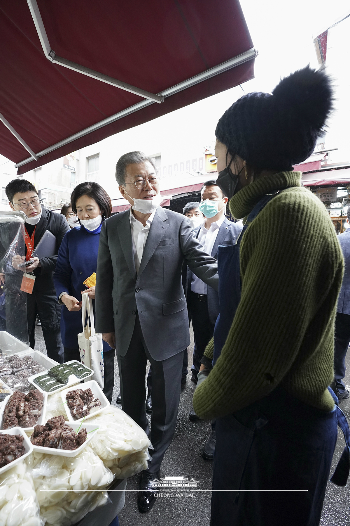 남대문시장 방문 및 오찬간담회