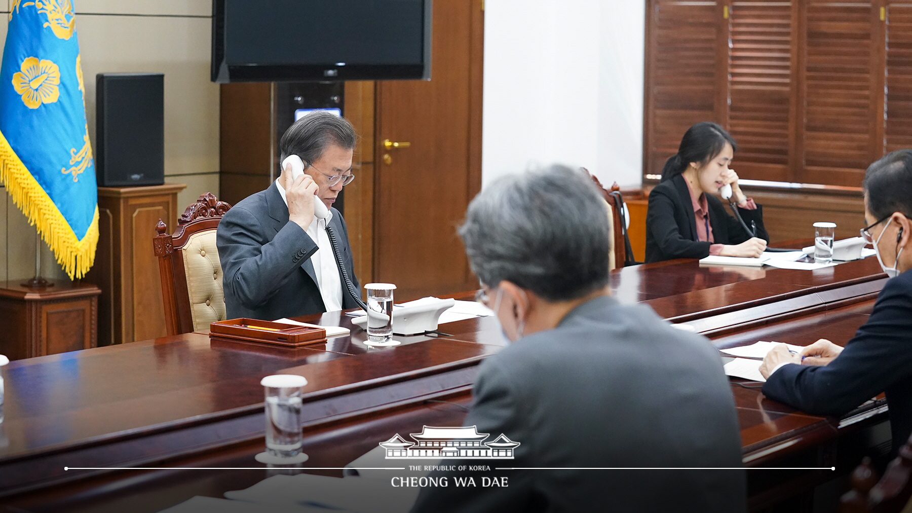 문재인 대통령, ‘비스카라’ 페루 대통령과  전화 통화 관련 서면브리핑