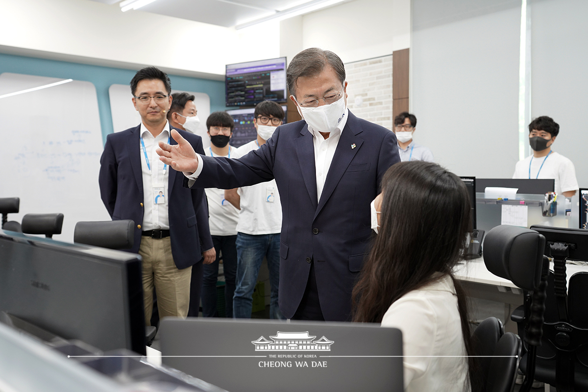 한국판 뉴딜, 디지털경제 현장방문