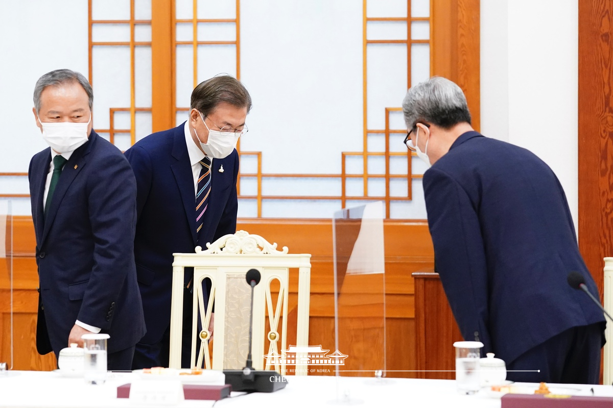 한국 교회 지도자 초청 간담회