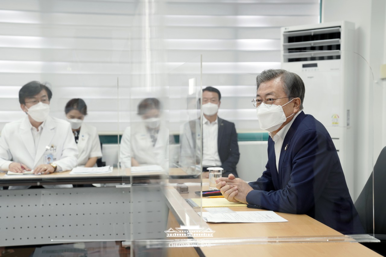 코로나19 수도권 병상 공동 대응 현장 방문