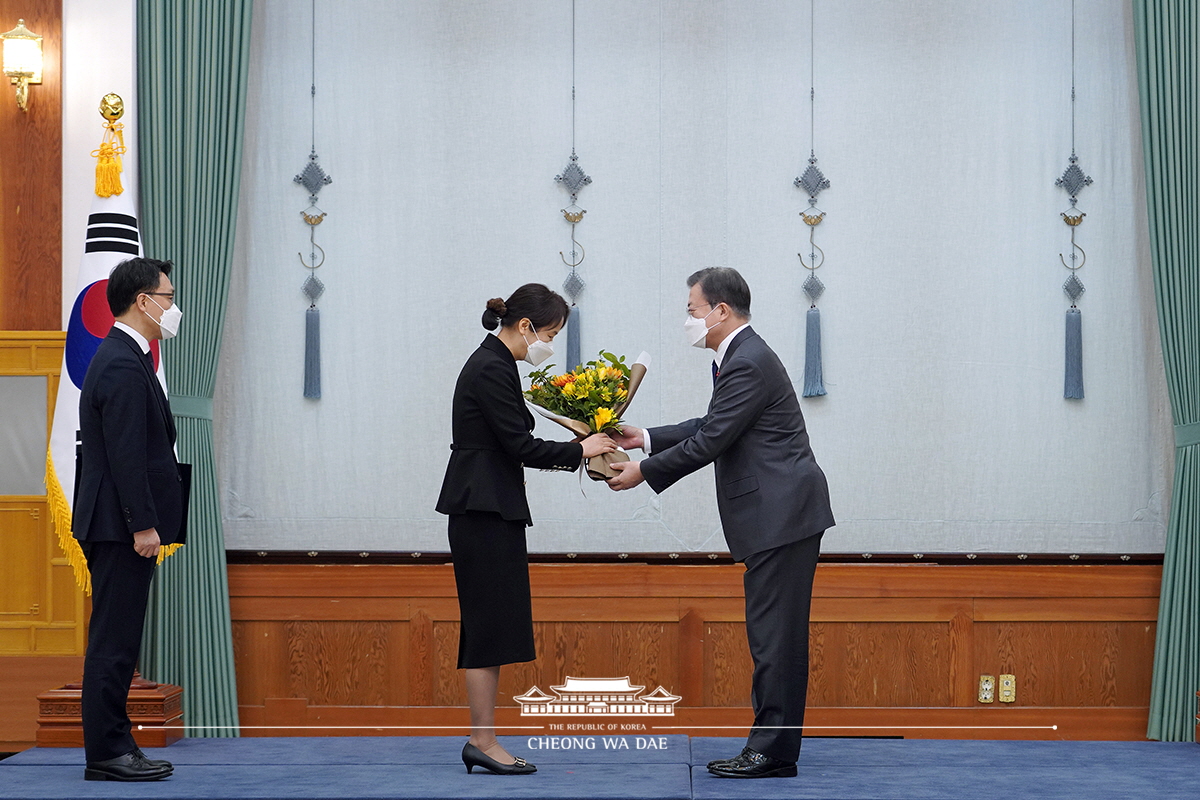 고위공직자범죄수사처장 임명장 수여식