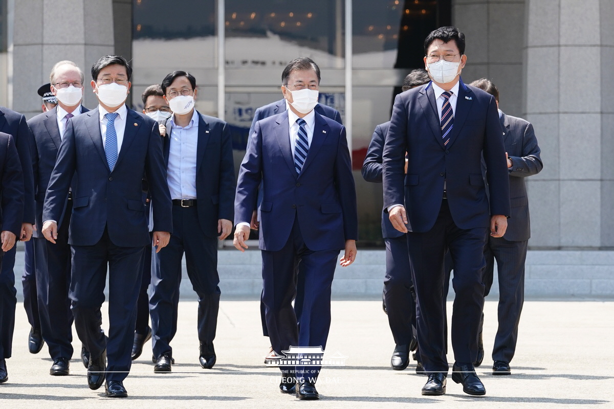 서울공항 출국 행사