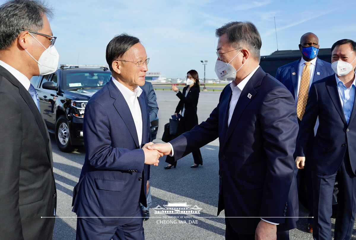 미국 애틀랜타 공항 출발 행사