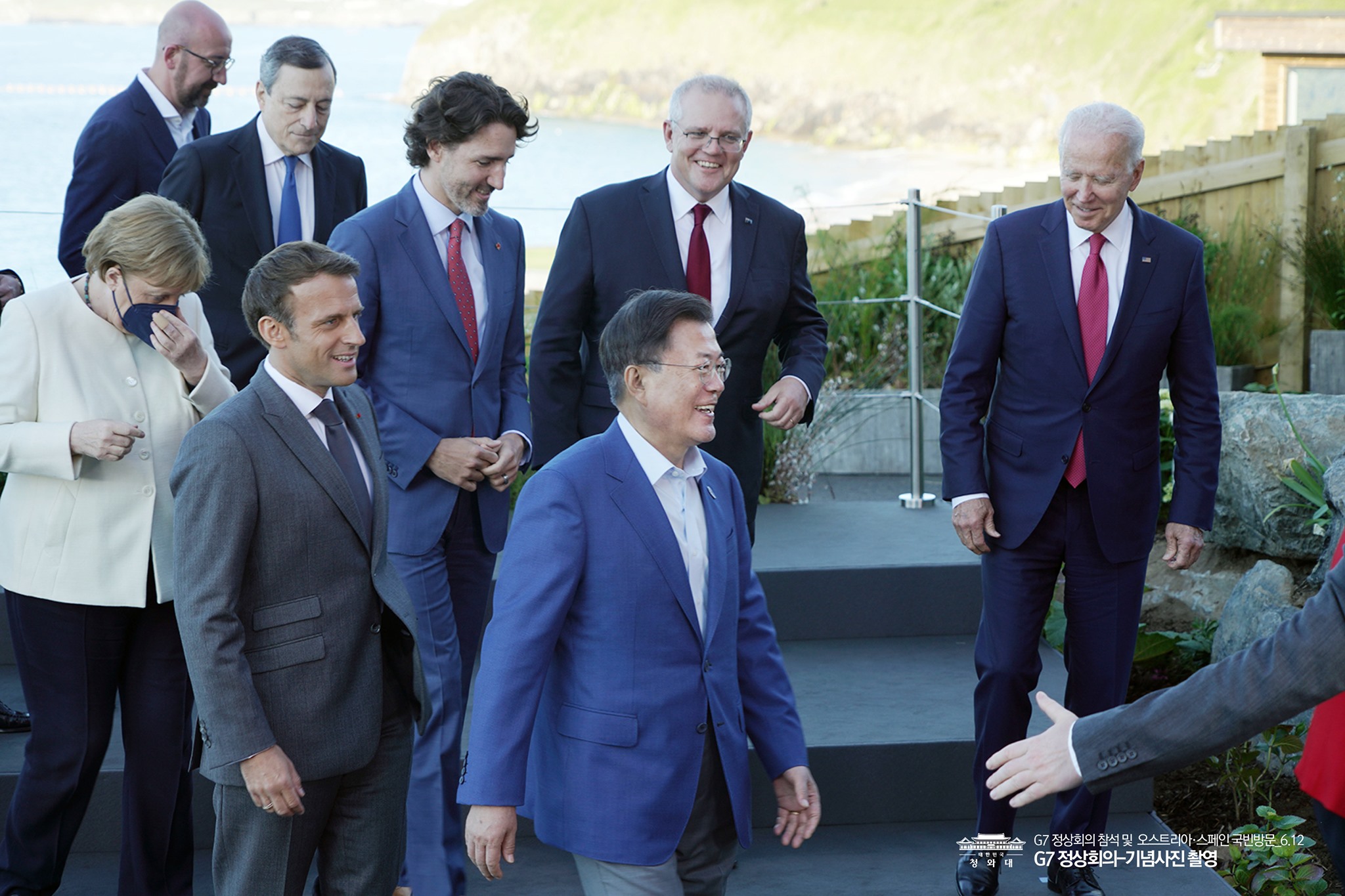 2021 G7 정상회의 참석 및 오스트리아-스페인 국빈방문_6.12
G7 정상회의-기념사진 촬영