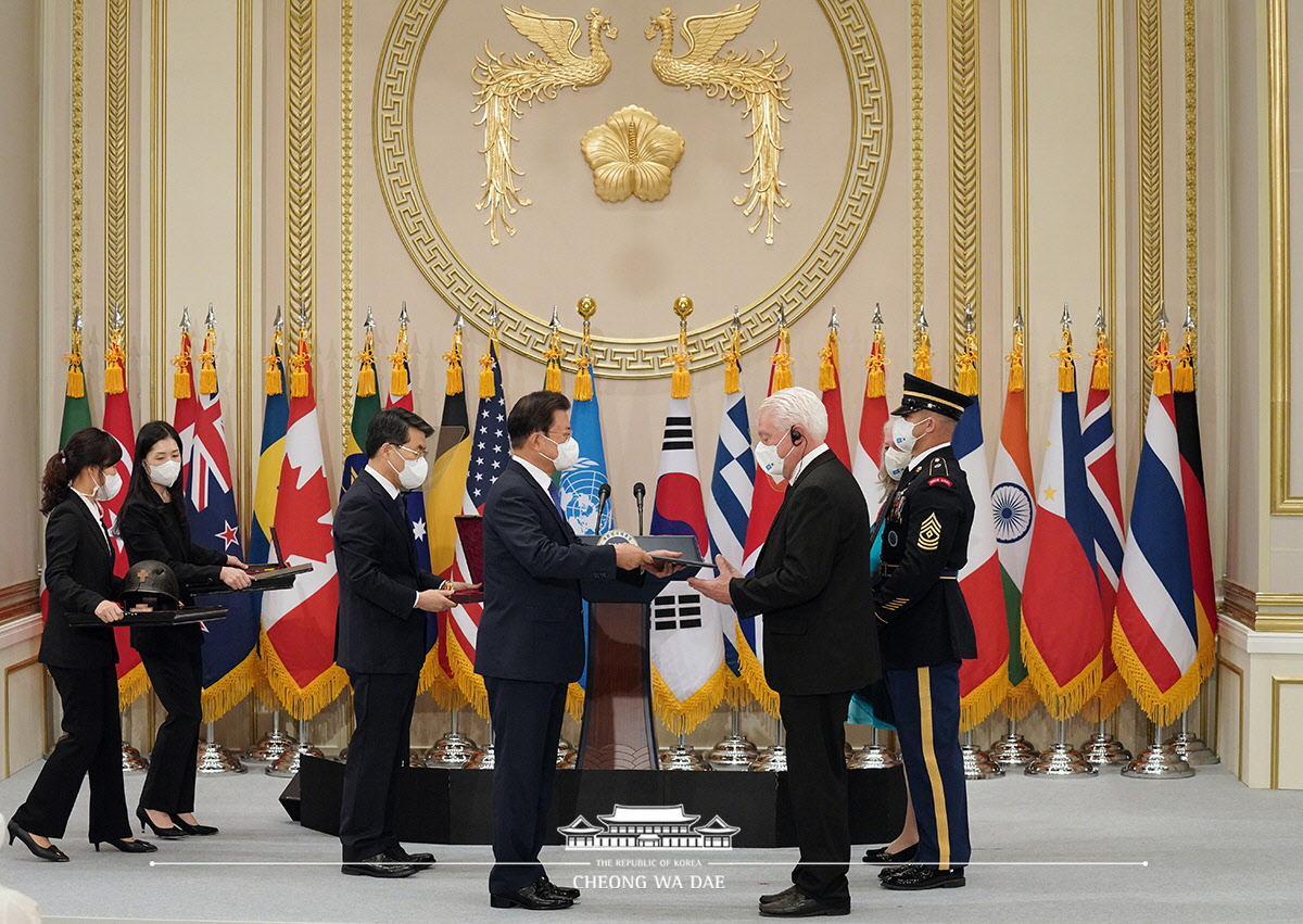 유엔군 참전의 날 기념 유엔군 참전용사 훈장 수여식