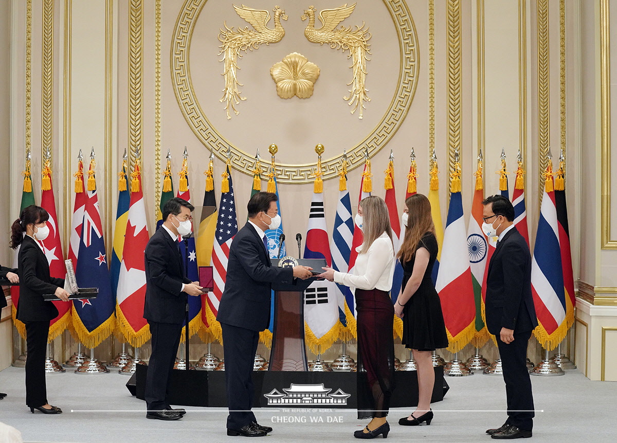 유엔군 참전의 날 기념 유엔군 참전용사 훈장 수여식