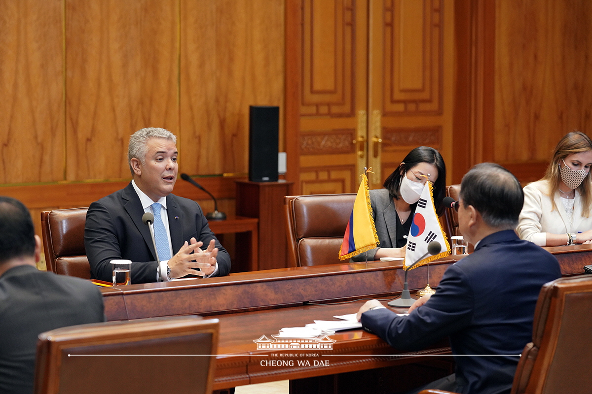 한-콜롬비아 정상회담