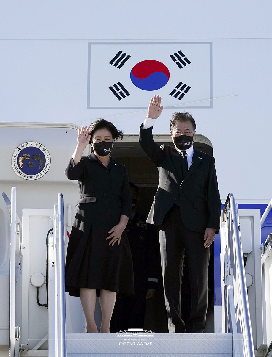 호놀룰루 공항 출발 행사