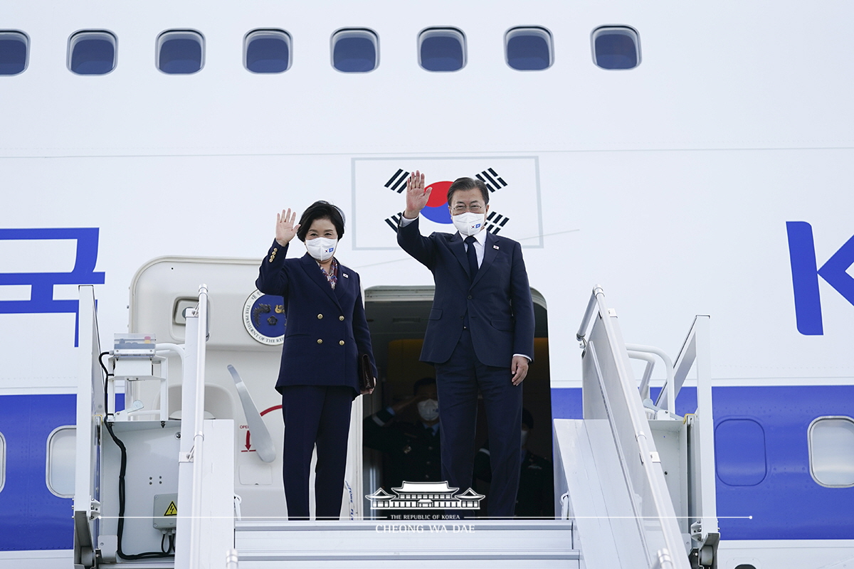 뉴욕 공항 출발 행사