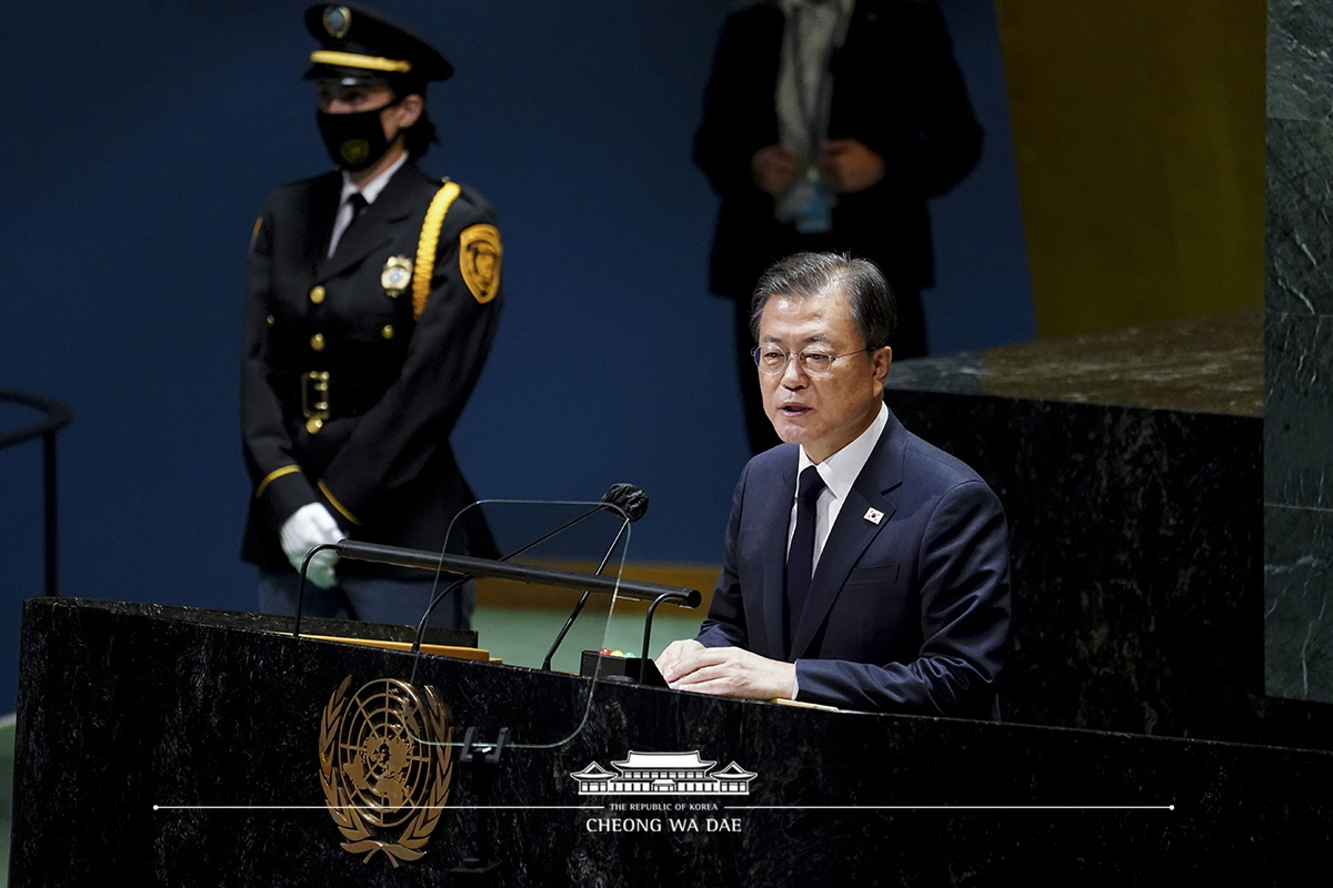 한반도 종전선언을 위해 국제사회가 힘을 모아주실 것을 다시 한번 촉구합니다 사진