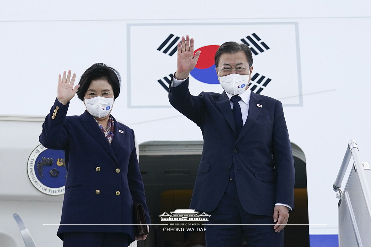 뉴욕 공항 출발 행사