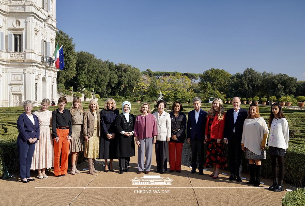 김정숙 여사, G20 배우자 프로그램에 참석했습니다 사진