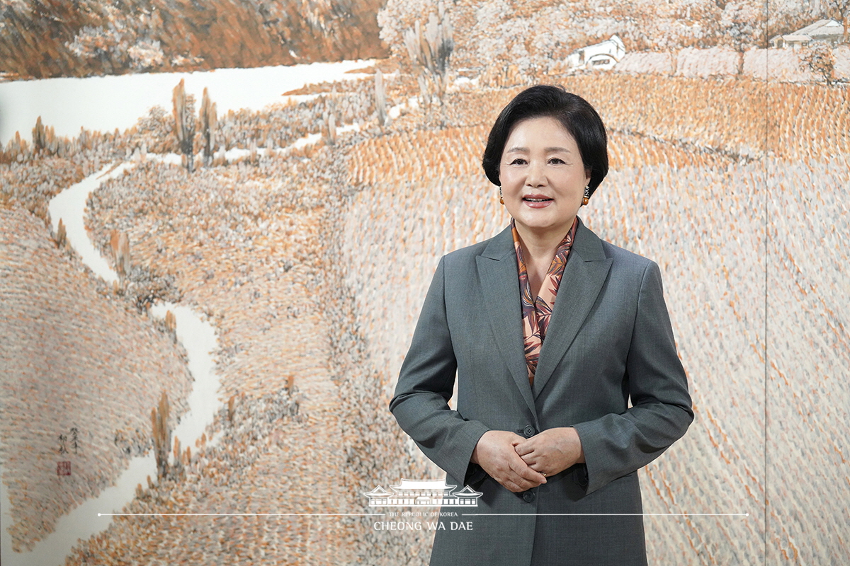 김정숙 여사, ‘제2회 세계여성농업인의 날’ 개회식 영상축사