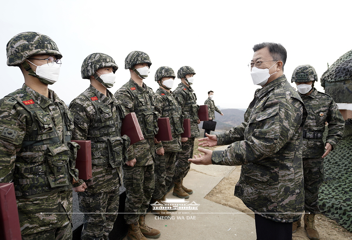 연말 군 장병 격려 방문