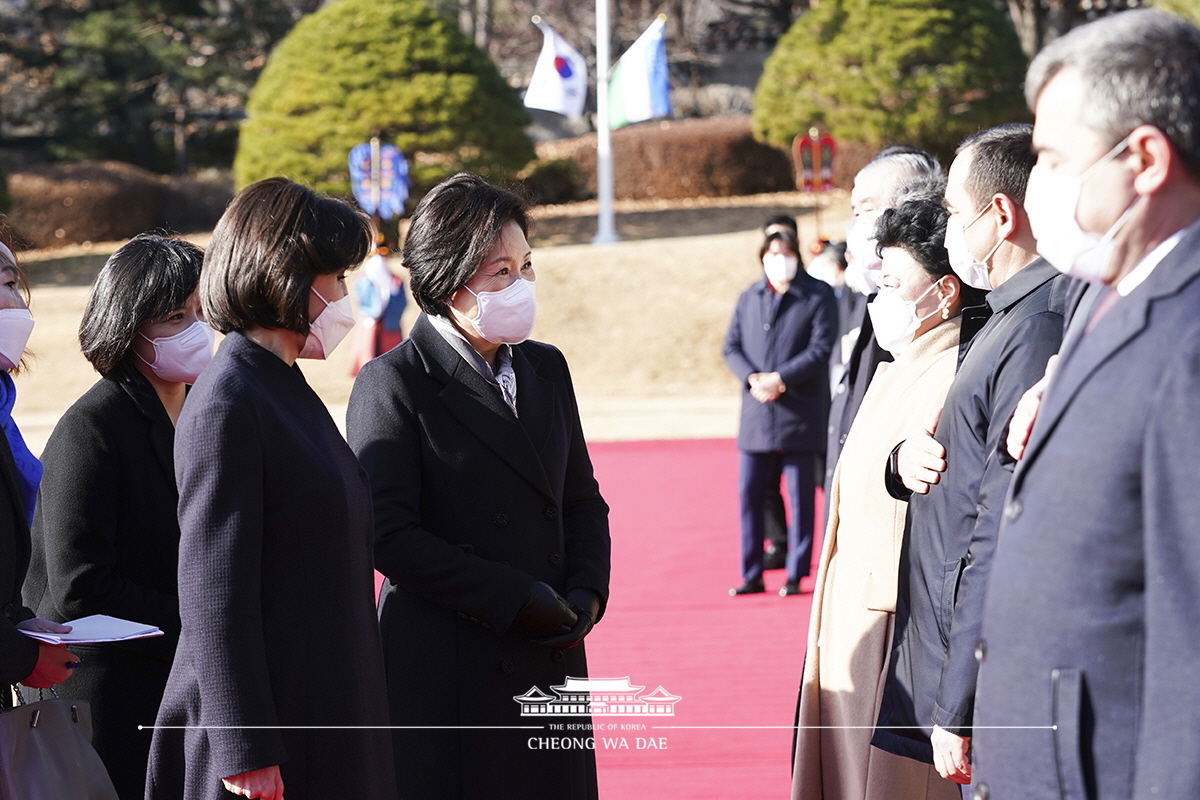 ‘미르지요예프’ 우즈베키스탄 대통령 국빈 방한 공식환영식