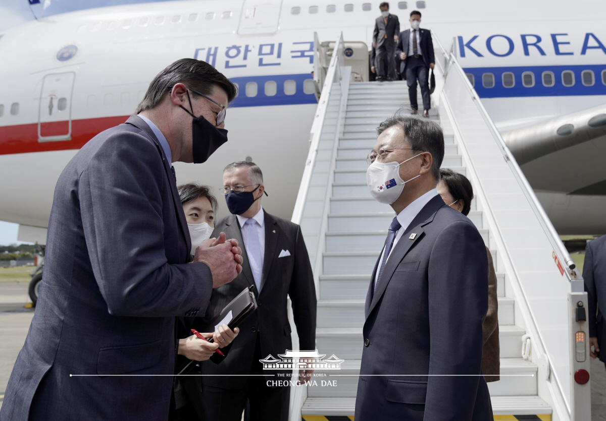 한-호주 정상회담 일정 등을 캔버라에서 잘 마무리하고, 시드니에 도착했습니다 사진