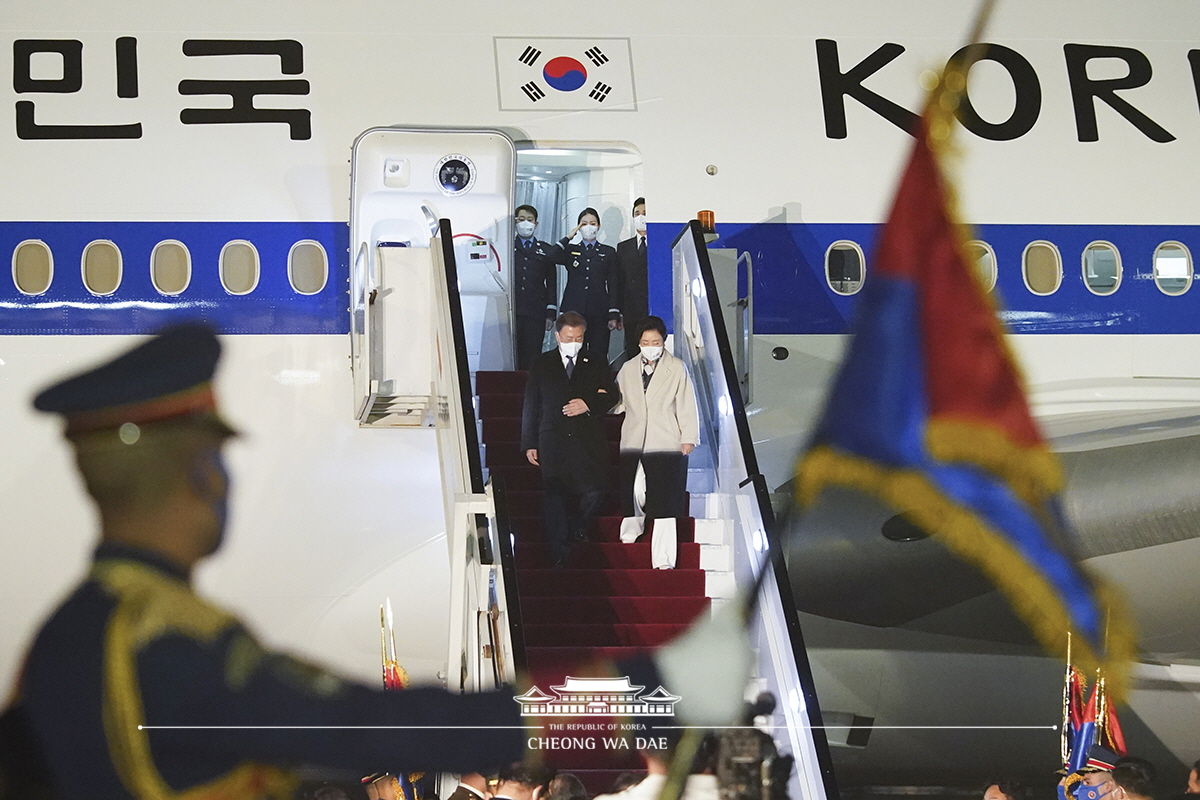 카이로 공항 도착 행사