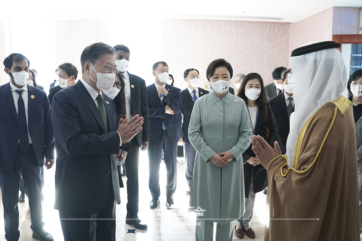 두바이 공항 출발행사