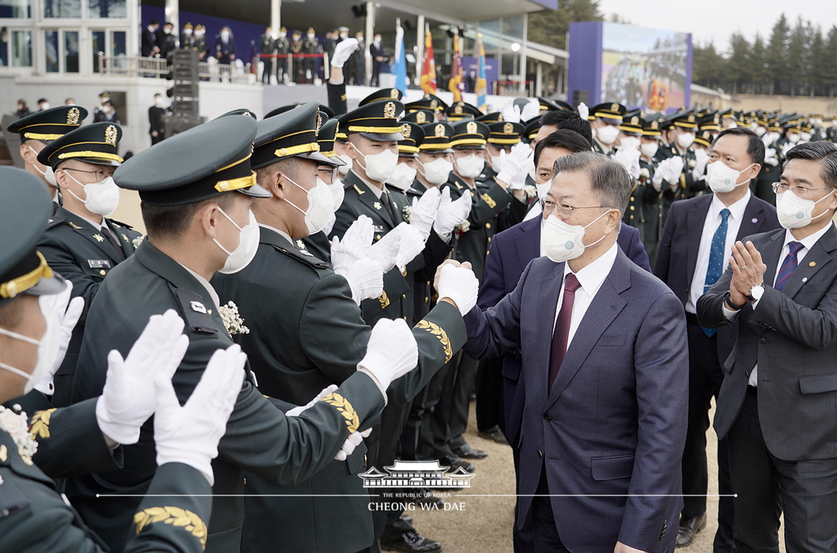 육군3사관학교 제57기 졸업 및 임관식