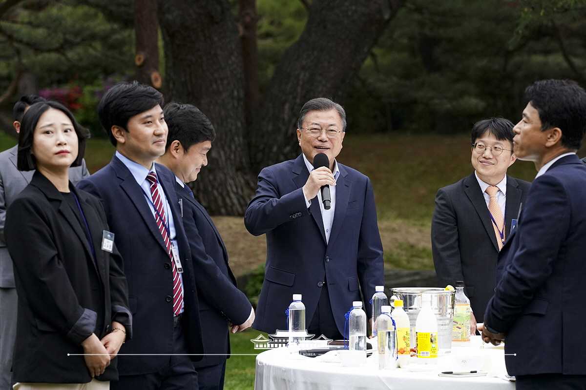 청와대 출입기자단 초청 행사