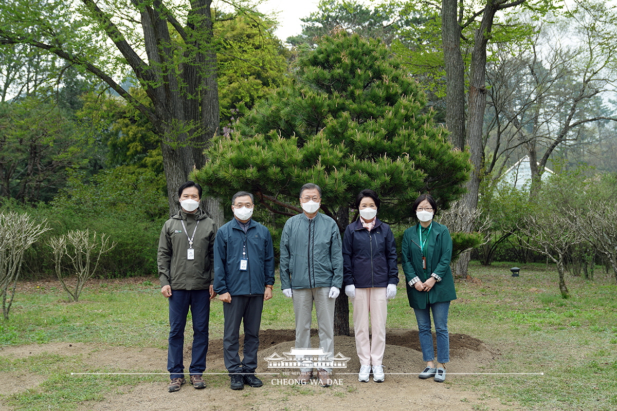 국립수목원 방문 및 기념식수