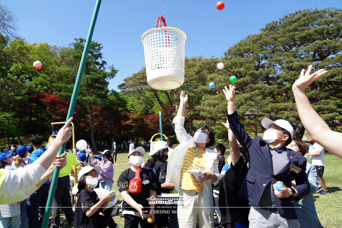 2022년 어린이날 100주년 기념 청와대 어린이 초청행사