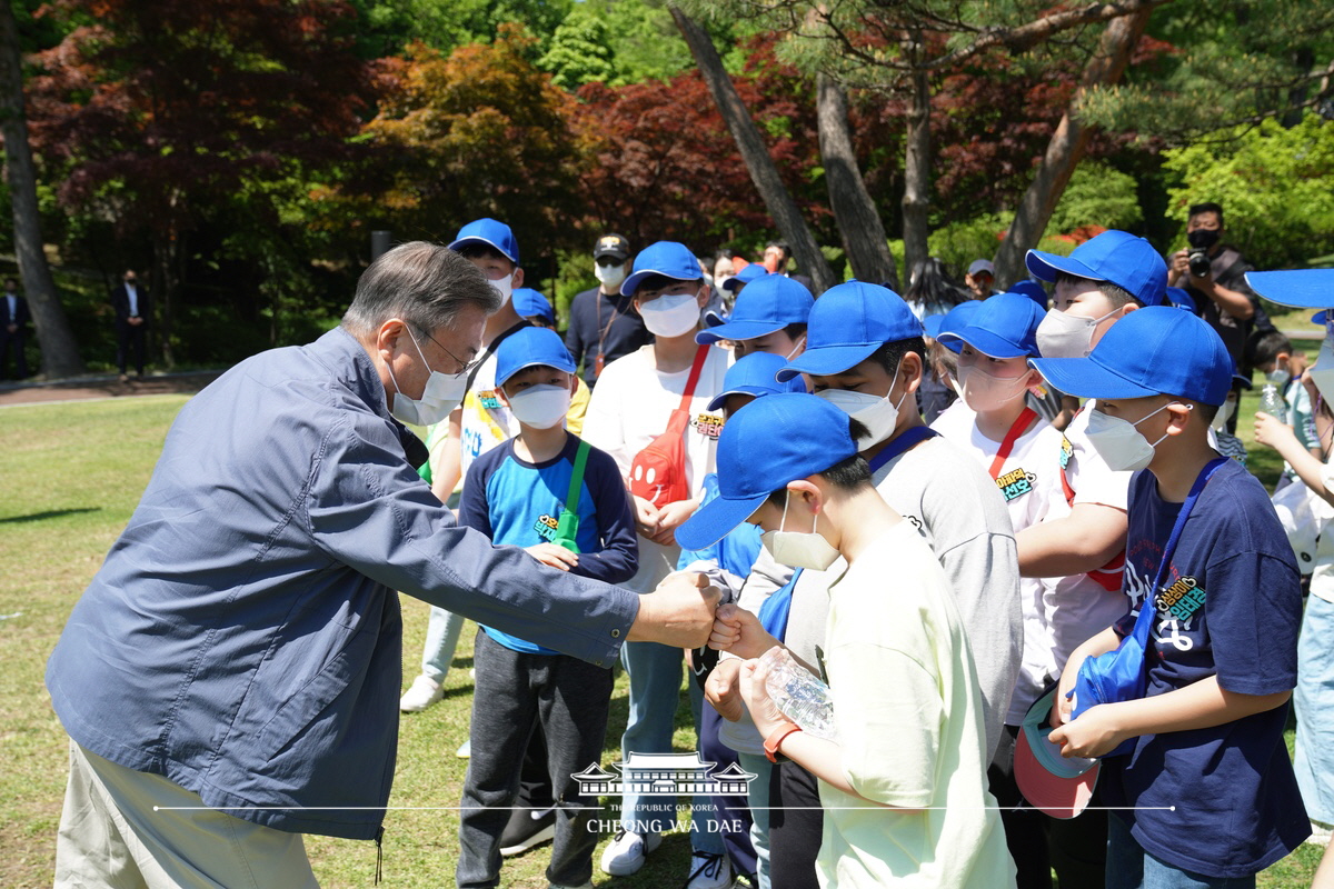 2022년 어린이날 100주년 기념 청와대 어린이 초청행사