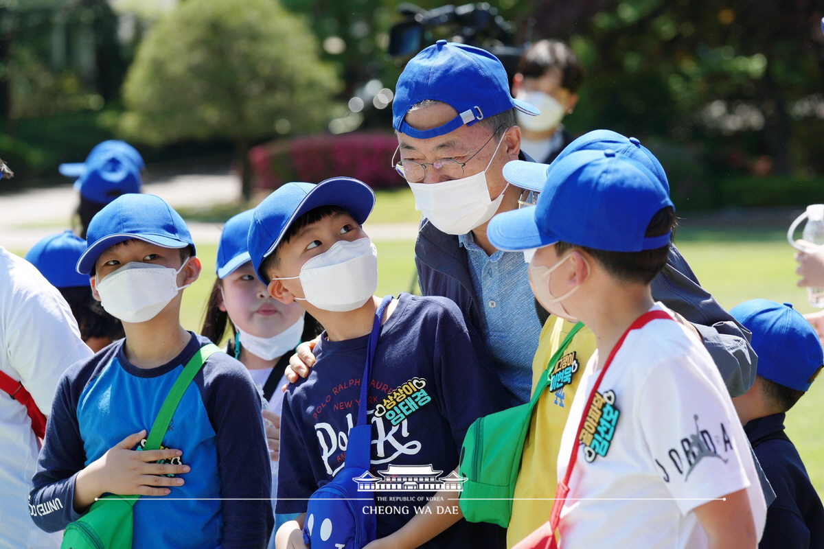 2022년 어린이날 100주년 기념 청와대 어린이 초청행사