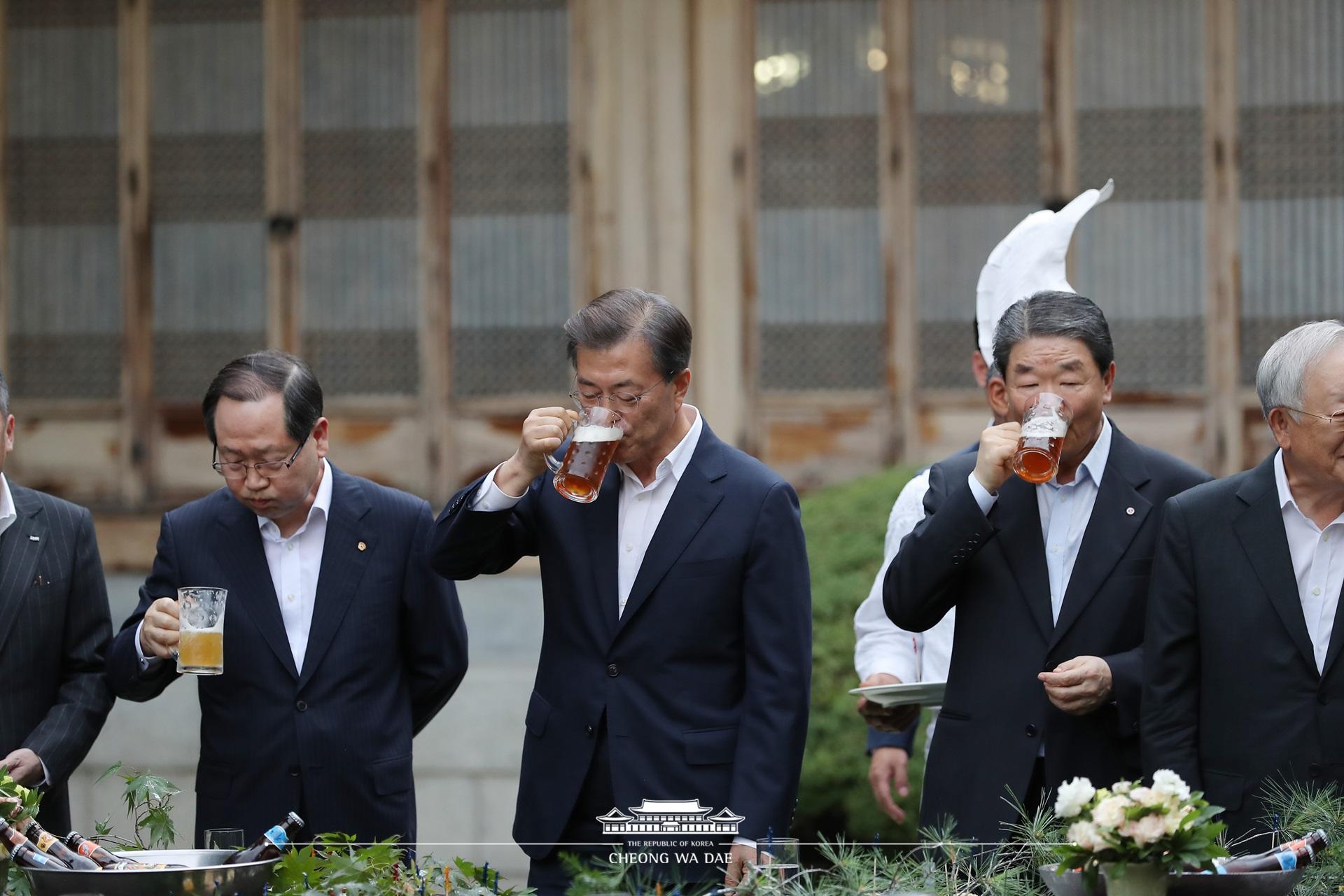 일자리 창출, 상생협력 기업인과의 대화