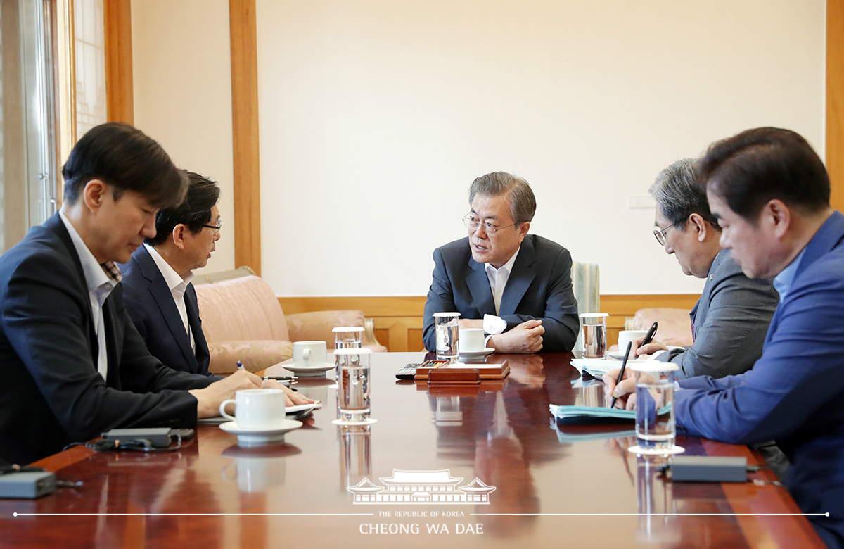 법무부장관, 검찰총장 임명 제청 건에 대한 보고