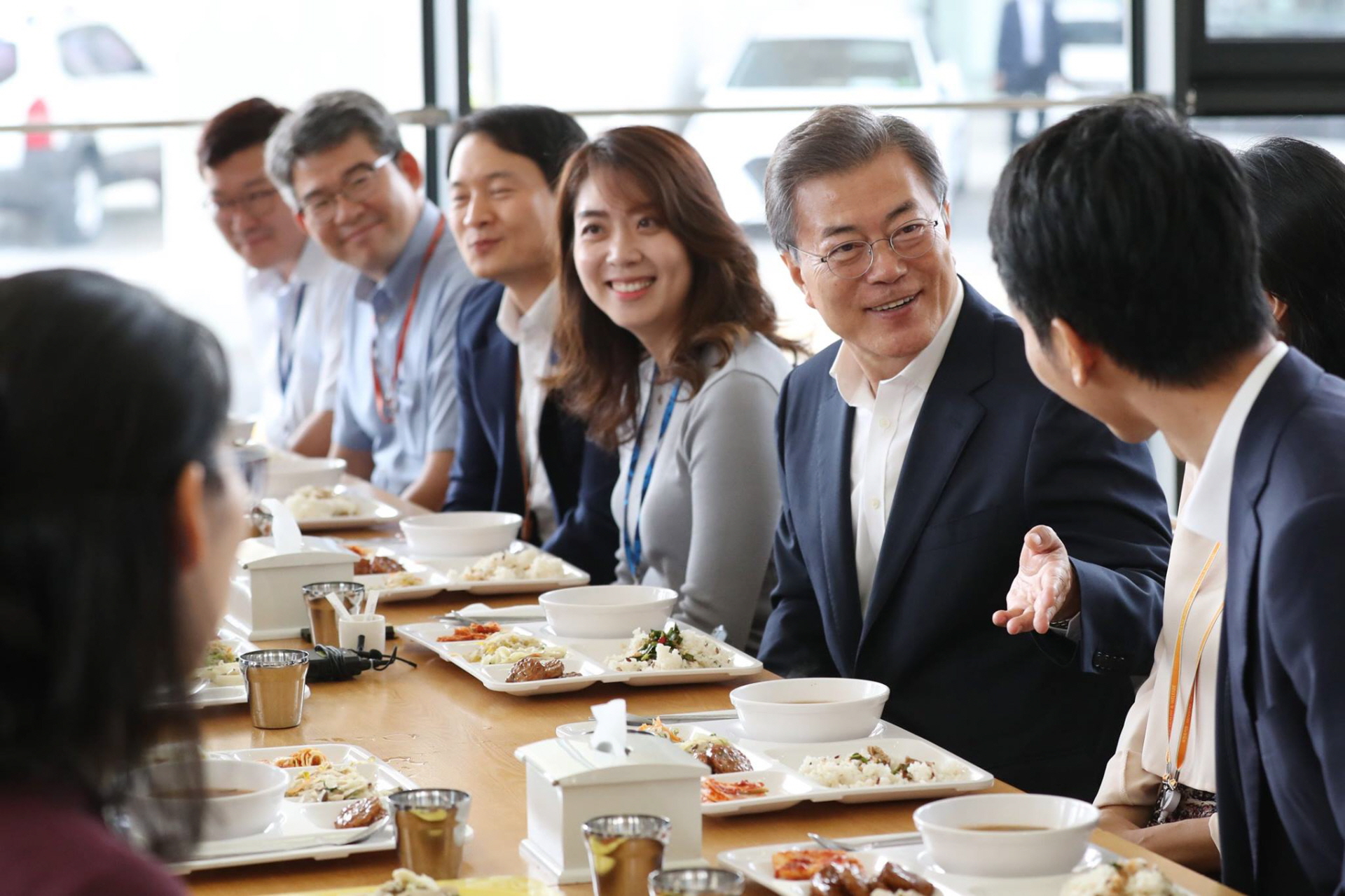 다자녀 공무원들과 점심식사