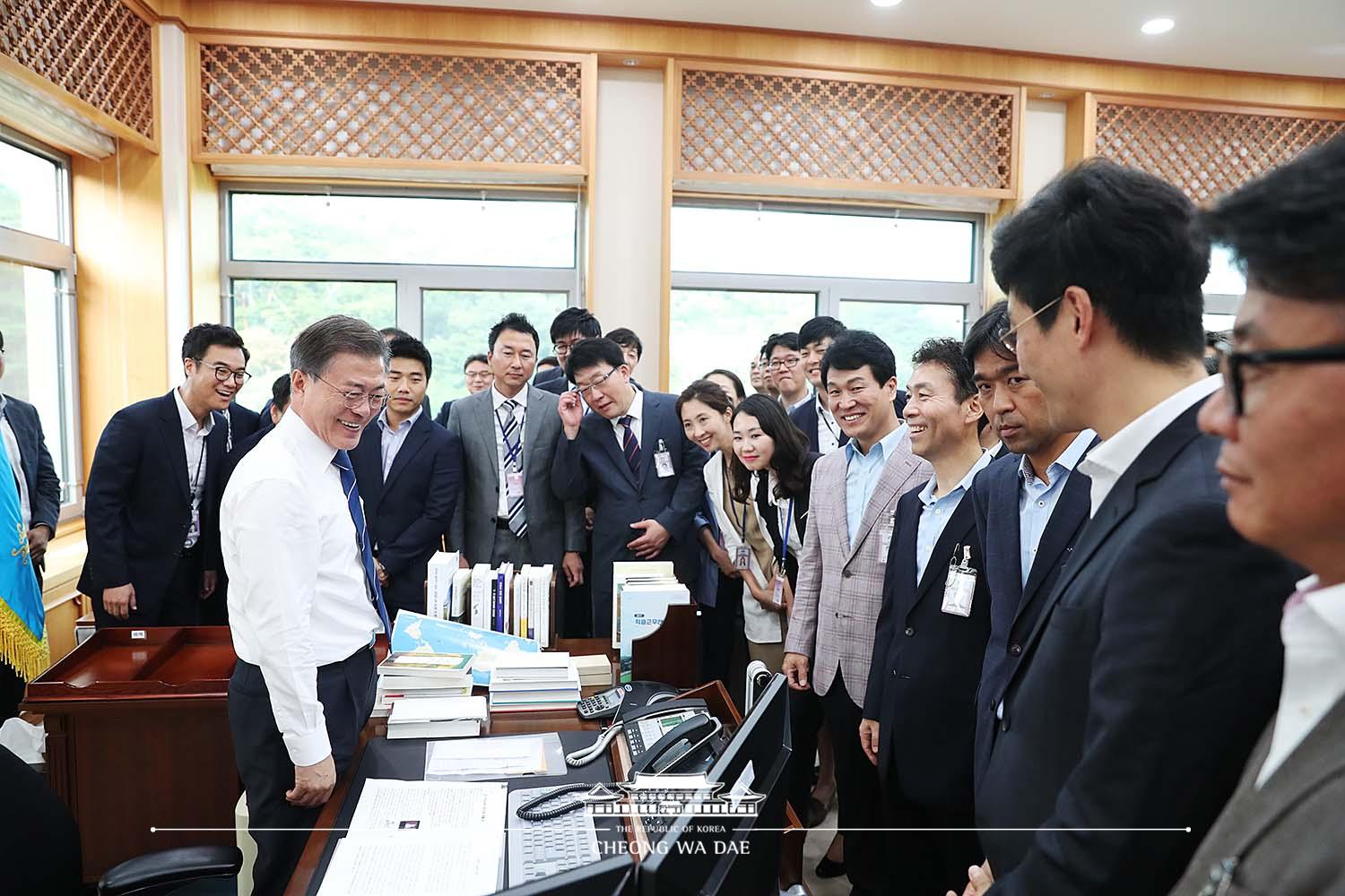 문재인 대통령 취임100일 오픈하우스