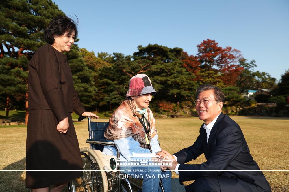 여성운동의 대모, 이효재 선생님과 대통령 부부의 만남