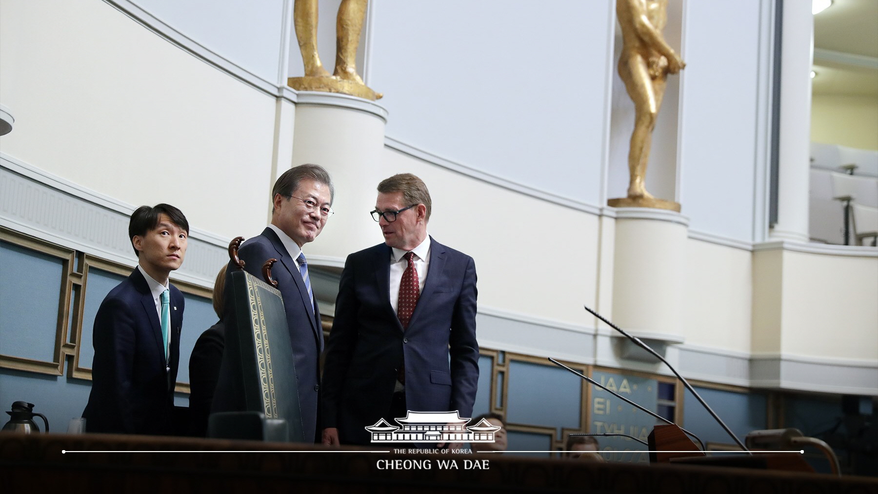 문재인 대통령, 마띠 반하넨 핀란드 의회 의장 면담 관련 서면브리핑