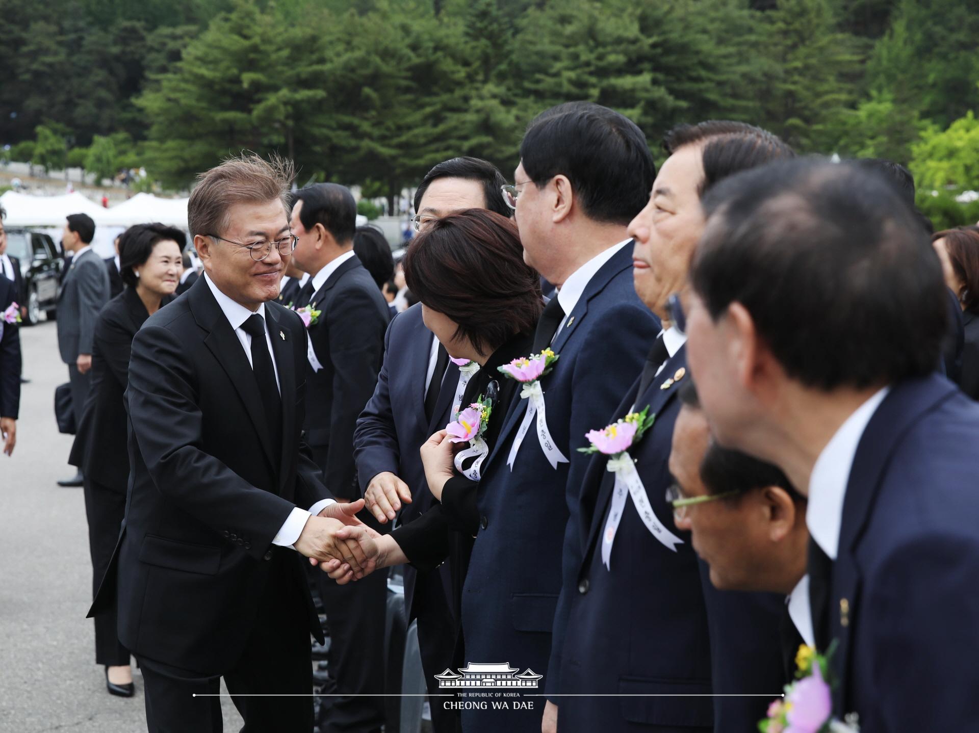 문재인 대통령 현충일 추념식