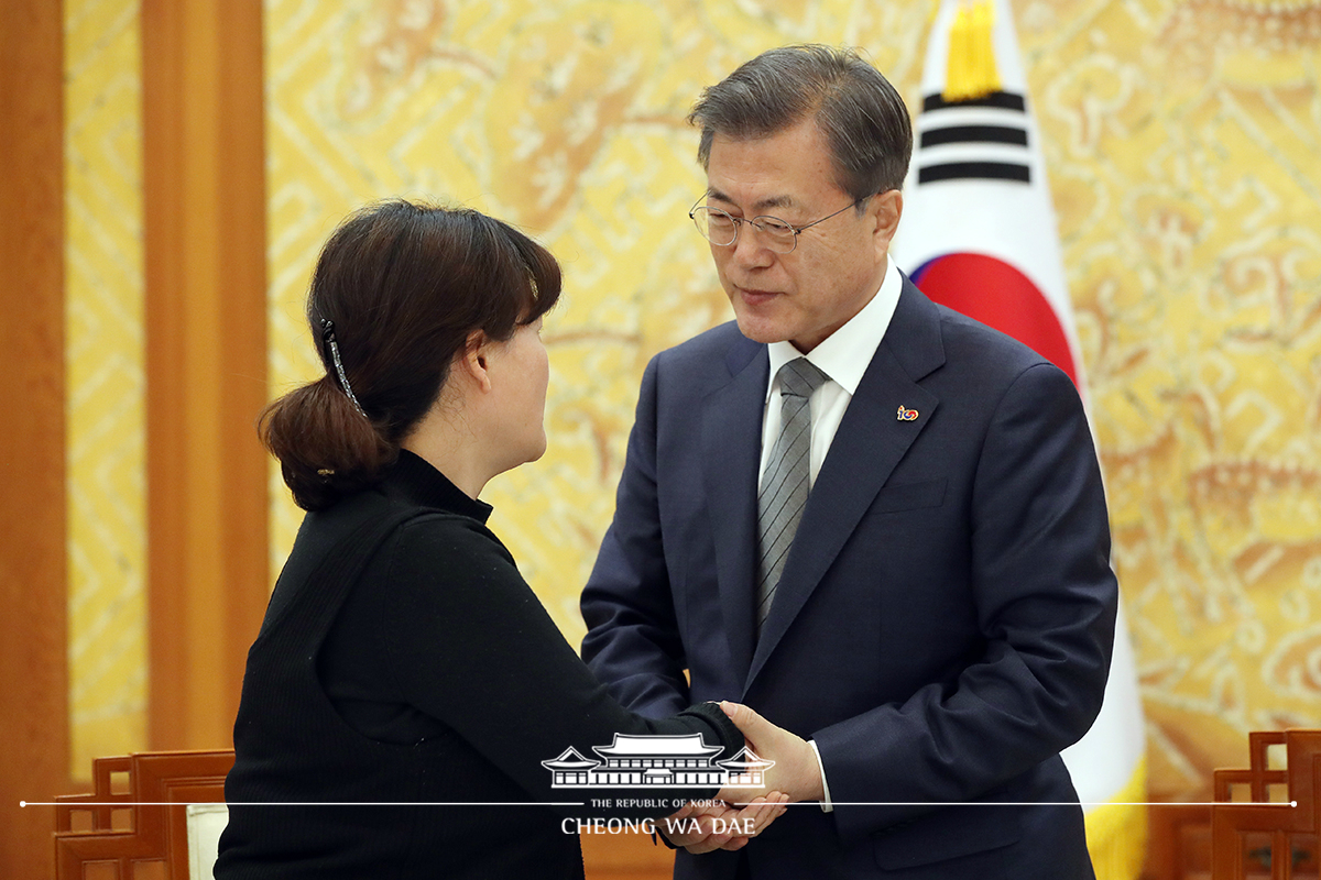 故 김용균 씨 유가족 면담