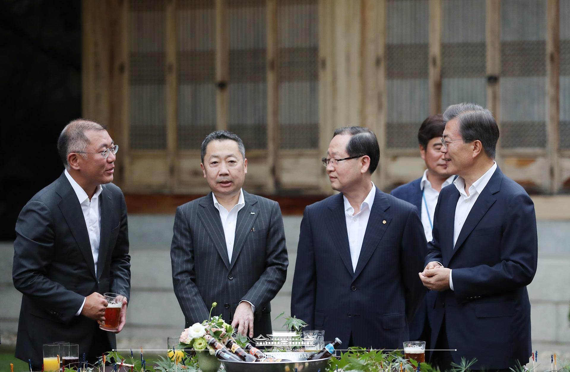 일자리 창출, 상생협력 기업인과의 대화