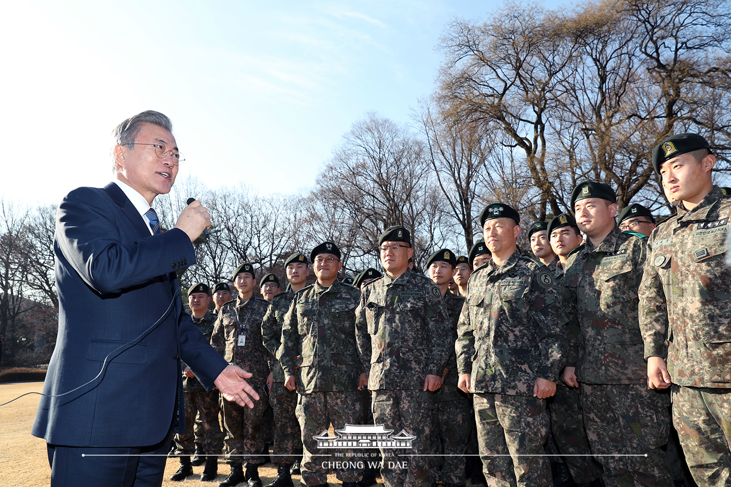 화살머리고지 장병 격려