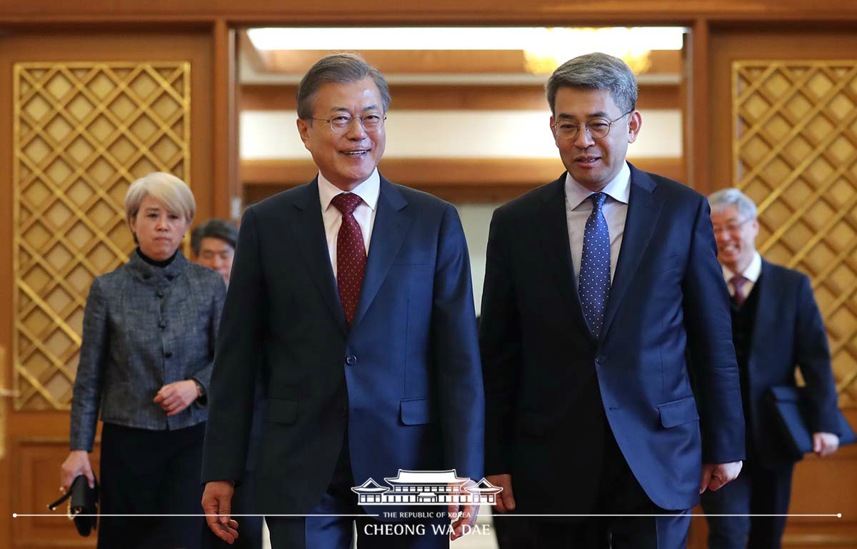 신임 북방경제협력위원회 위원장 위촉장 수여식