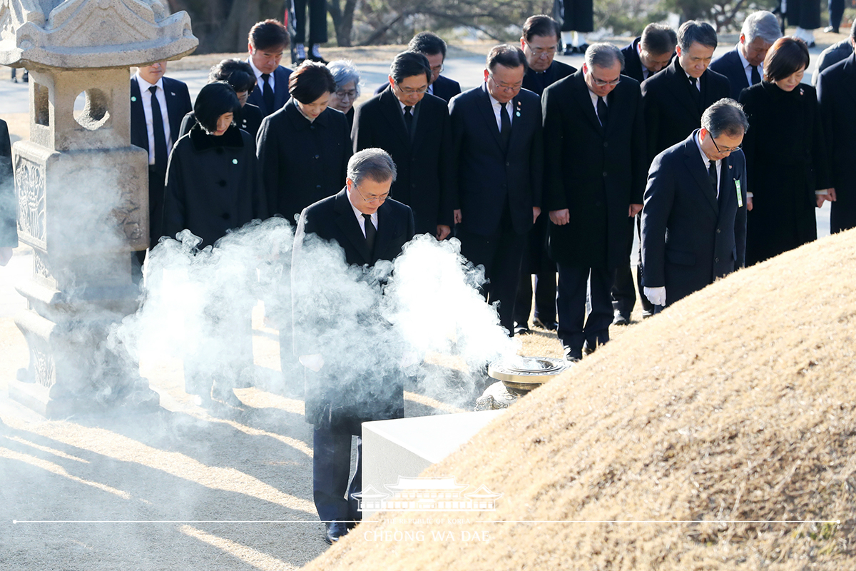 효창원 독립운동가 묘역 참배