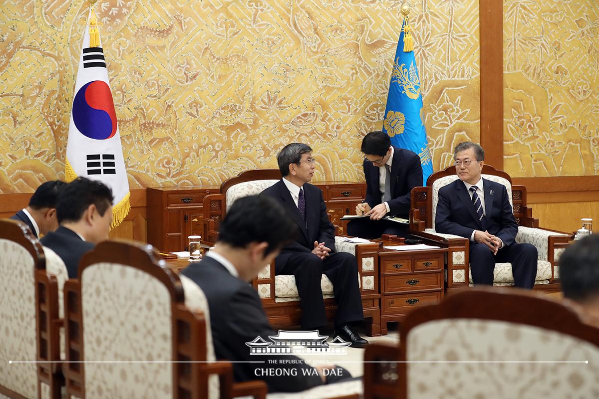 나카오 ADB(아시아개발은행) 총재 접견