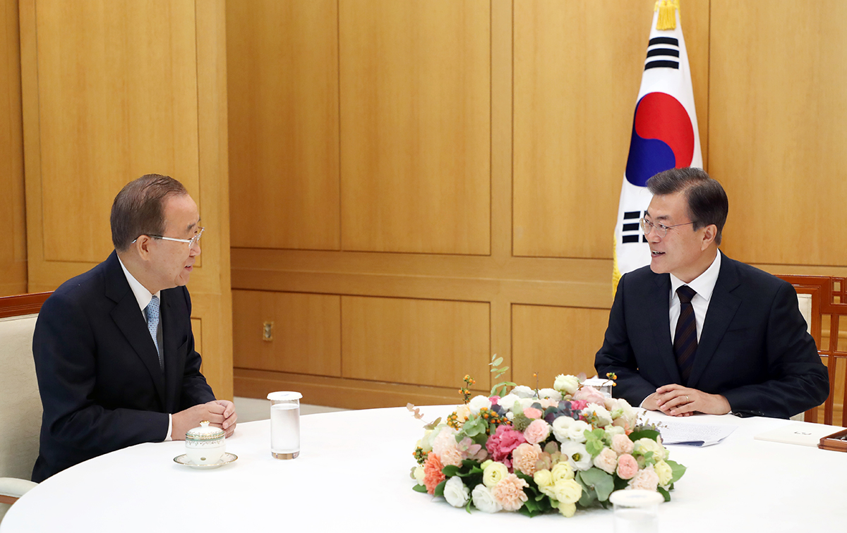 반기문 전 사무총장 접견 관련 서면브리핑