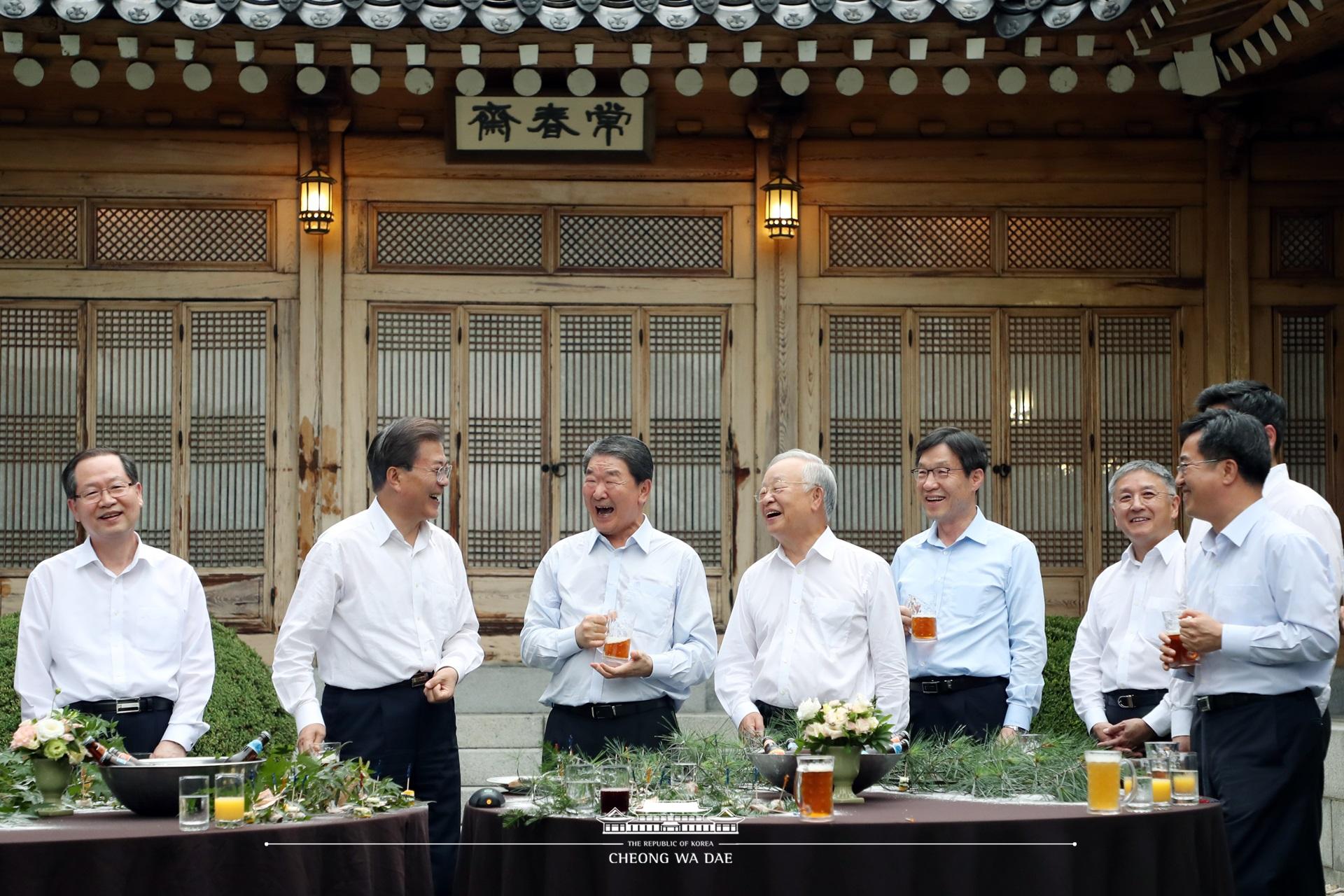 일자리 창출, 상생협력 기업인과의 대화