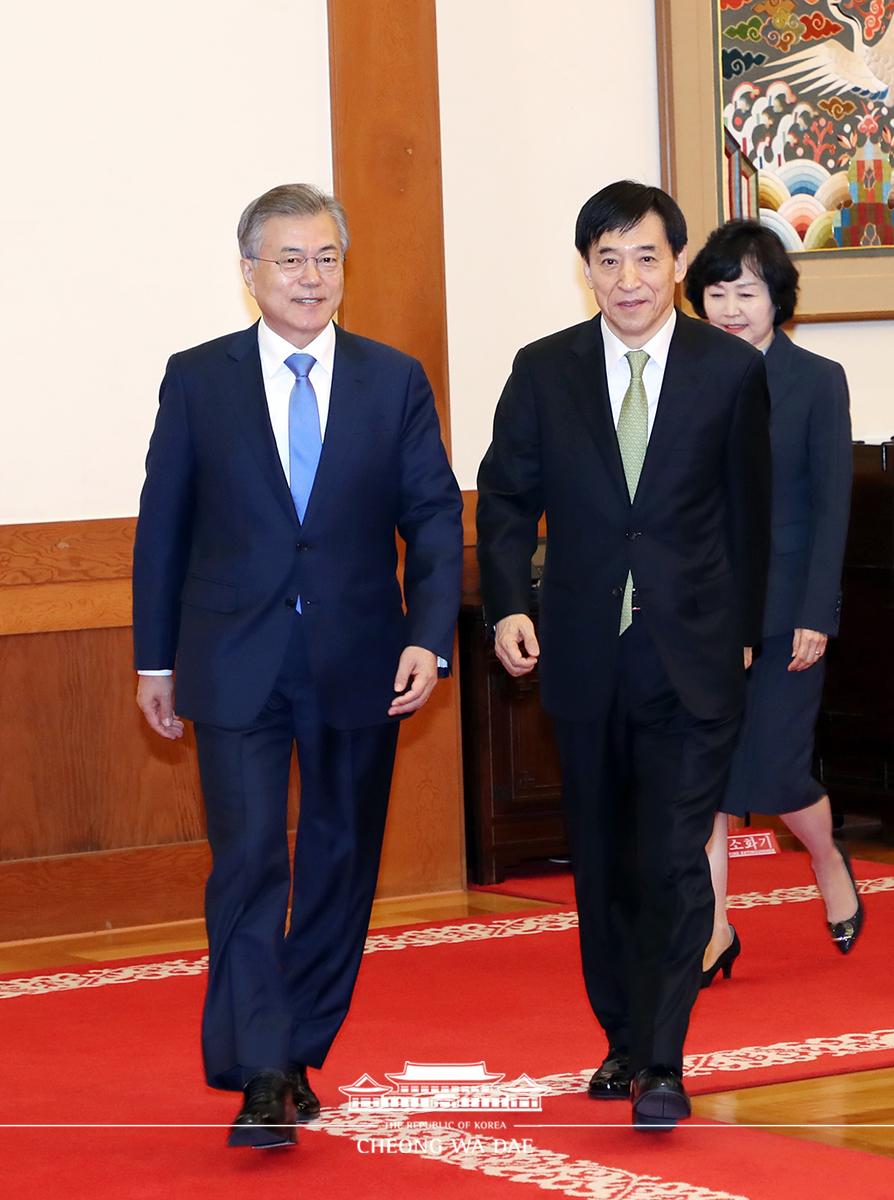 신임 한국은행 총재 임명장 수여식