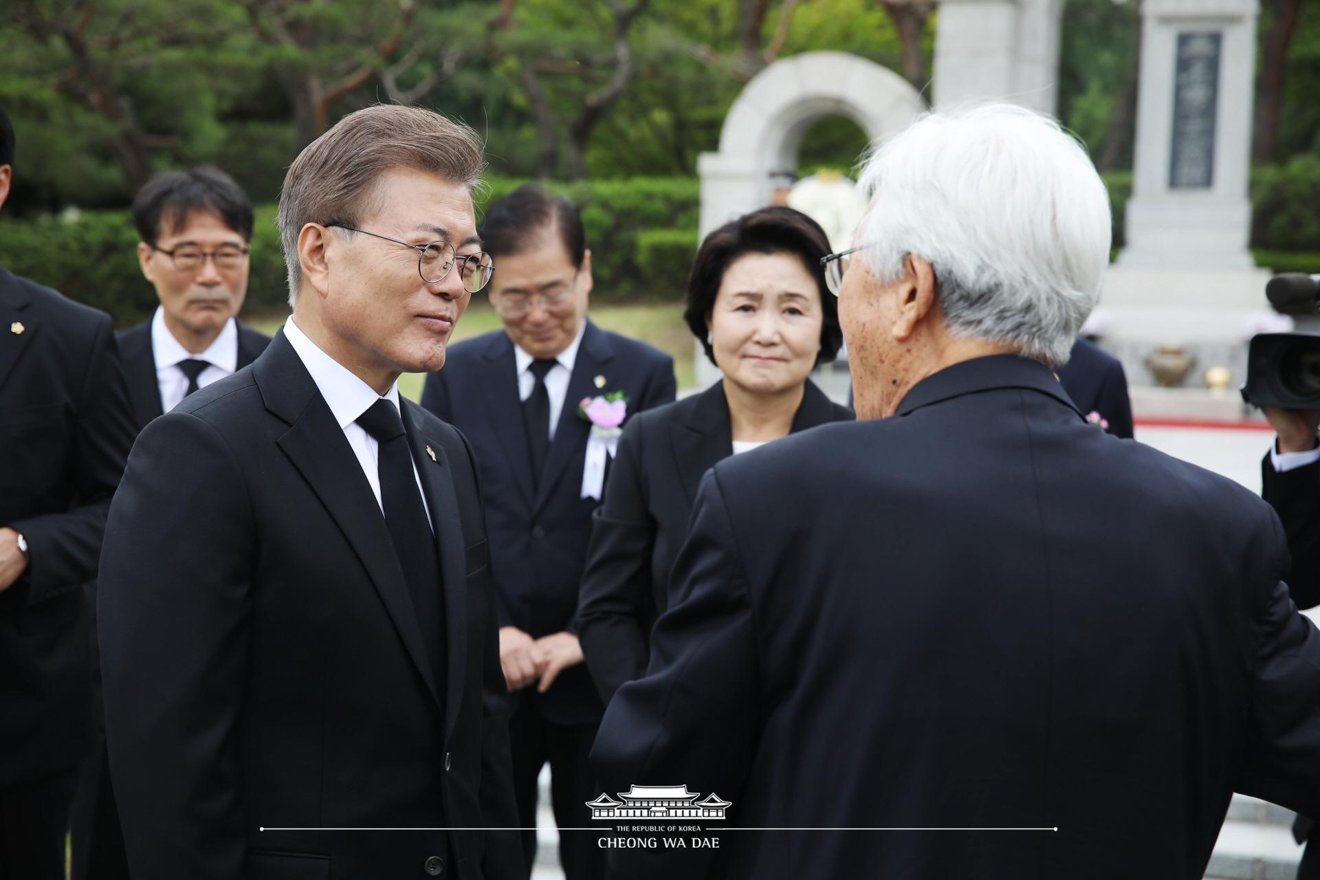 문재인 대통령 현충일 추념식