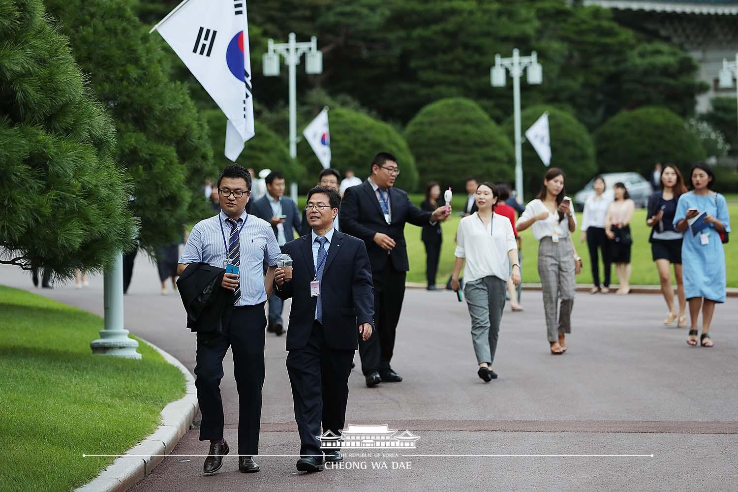 문재인 대통령 취임100일 오픈하우스